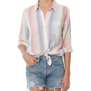 Rails Charli Rainbow Striped Blouse